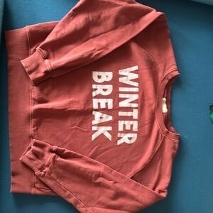 Altar’d State cropped sweatshirt size S Winter Break